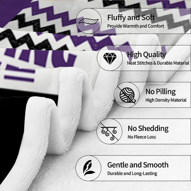 Motorsport graphic bedding set with chevron zig-zag stripes and purple starry night print.