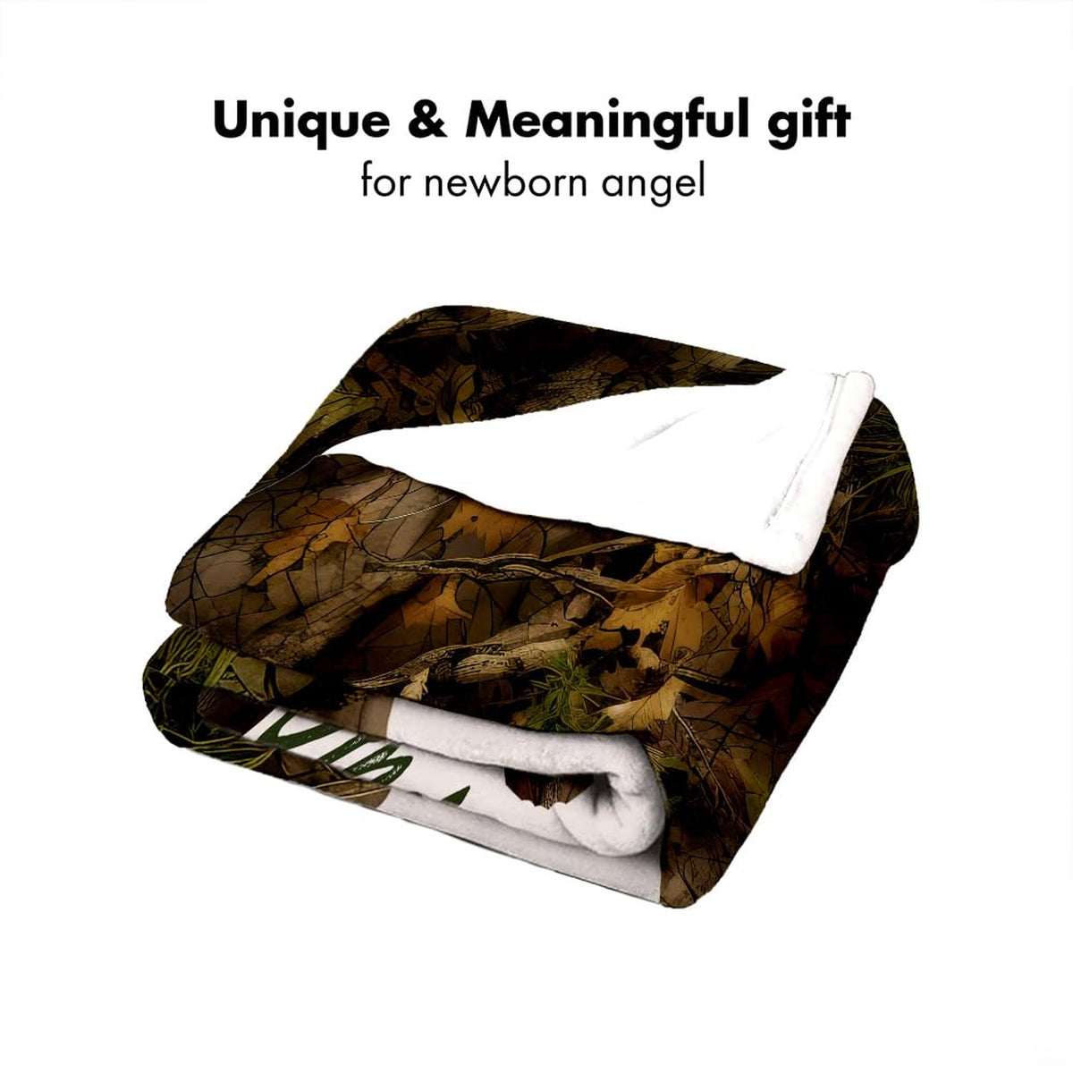 Scenic hunting camouflage pattern showing stag graphic in a beautifully styled cabin bedroom retreat
