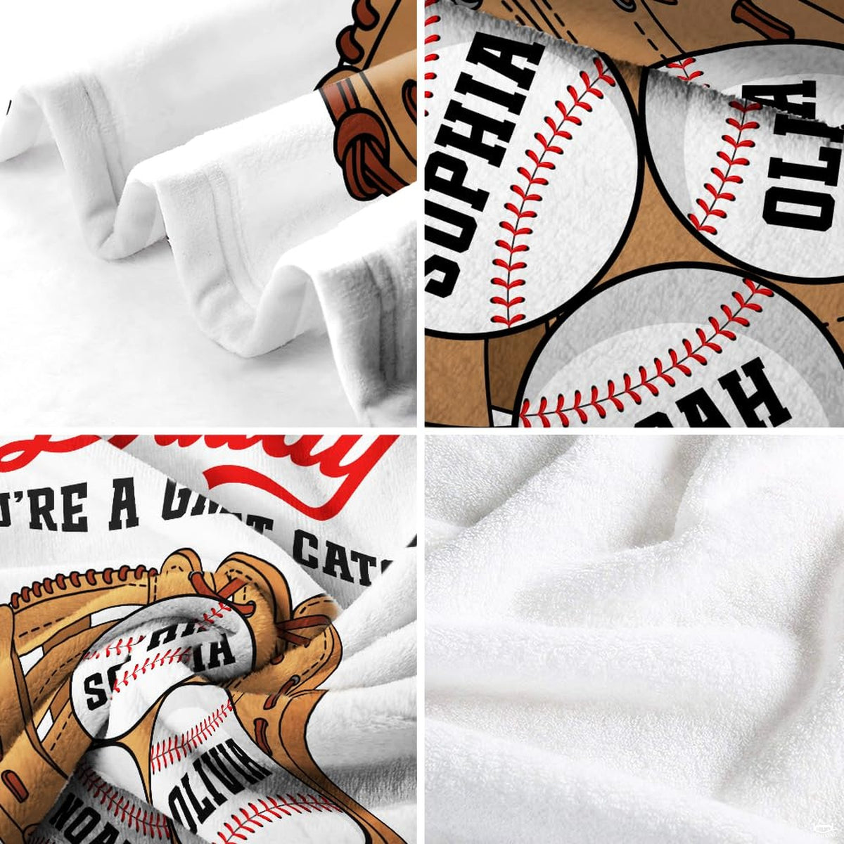 Border edge detail showing clean perimeter hem and white reverse underside.