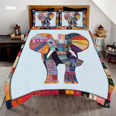 Jeminise Cat Farmhouse Quilt Set, Cozy Animal Bedding
