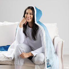 thematic accent perspective of athletic football bedding set coordinating with sports bedroom decor.