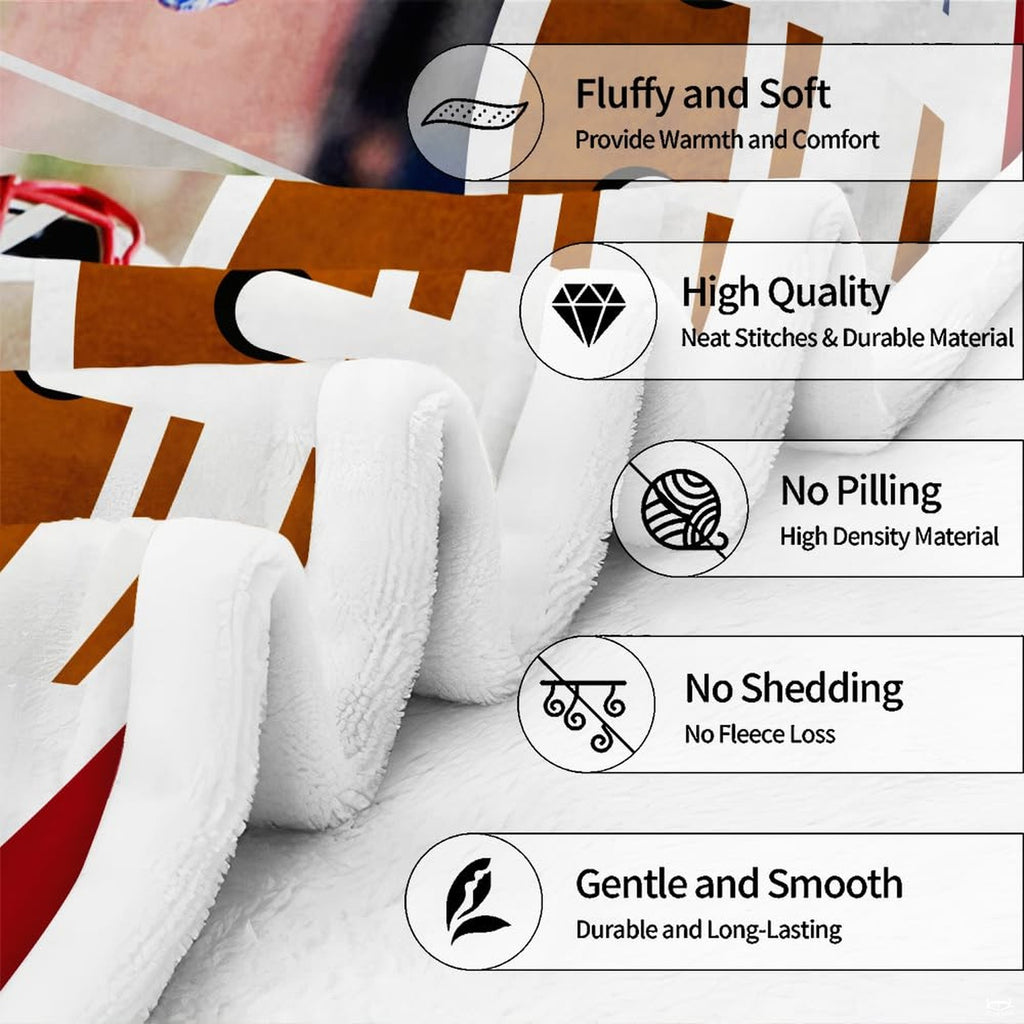 Alternative perspective of maroon youth gridiron graphic blanket