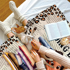 Overhead layout view of literary artwork inspired by book lover events and quiet study retreats.