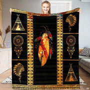 Southwestern Tribal Pattern Throw Blanket