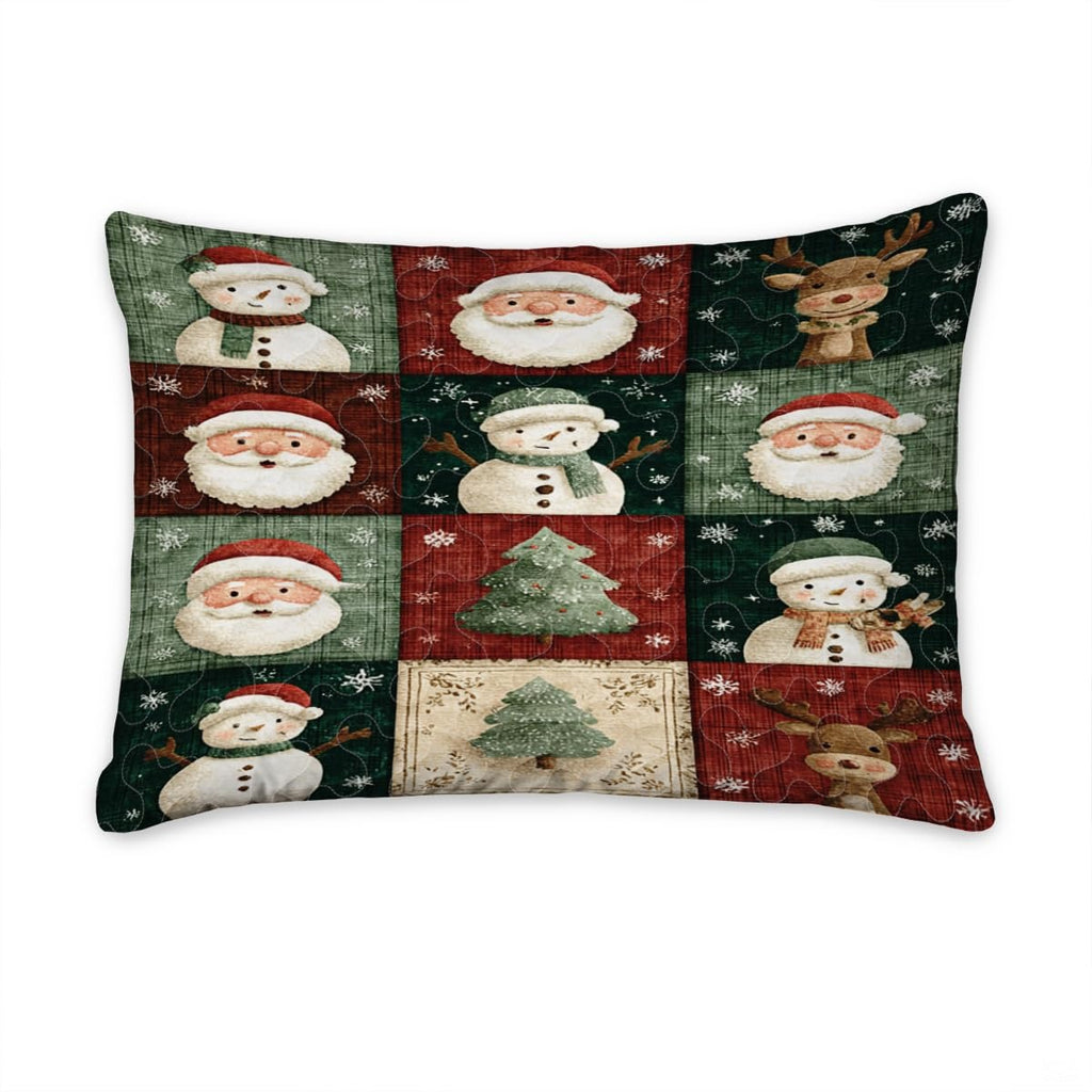 Christmas Bedding Quilt – Soft Microfiber Holiday Bedspread, Lightweight Winter Bedding, Cozy Xmas Quilts for Couch, Bedroom & Seasonal Home Decorations (Christmas Quilt-DS02)