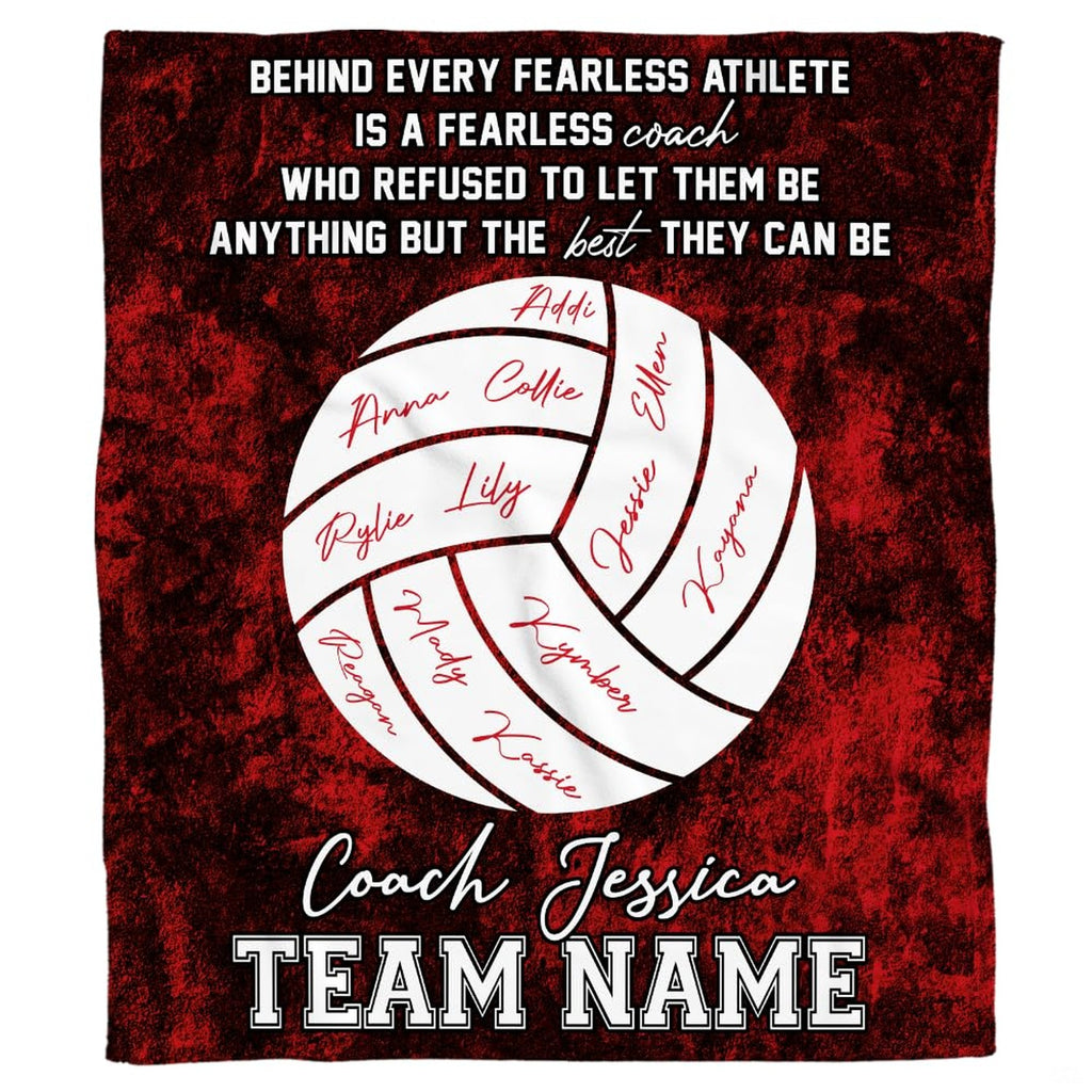 Bedding display showcasing bold thematic accent appreciation lettering and volleyball setting rules graphic theme.