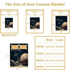 Basketball shoes blanket bed size guide