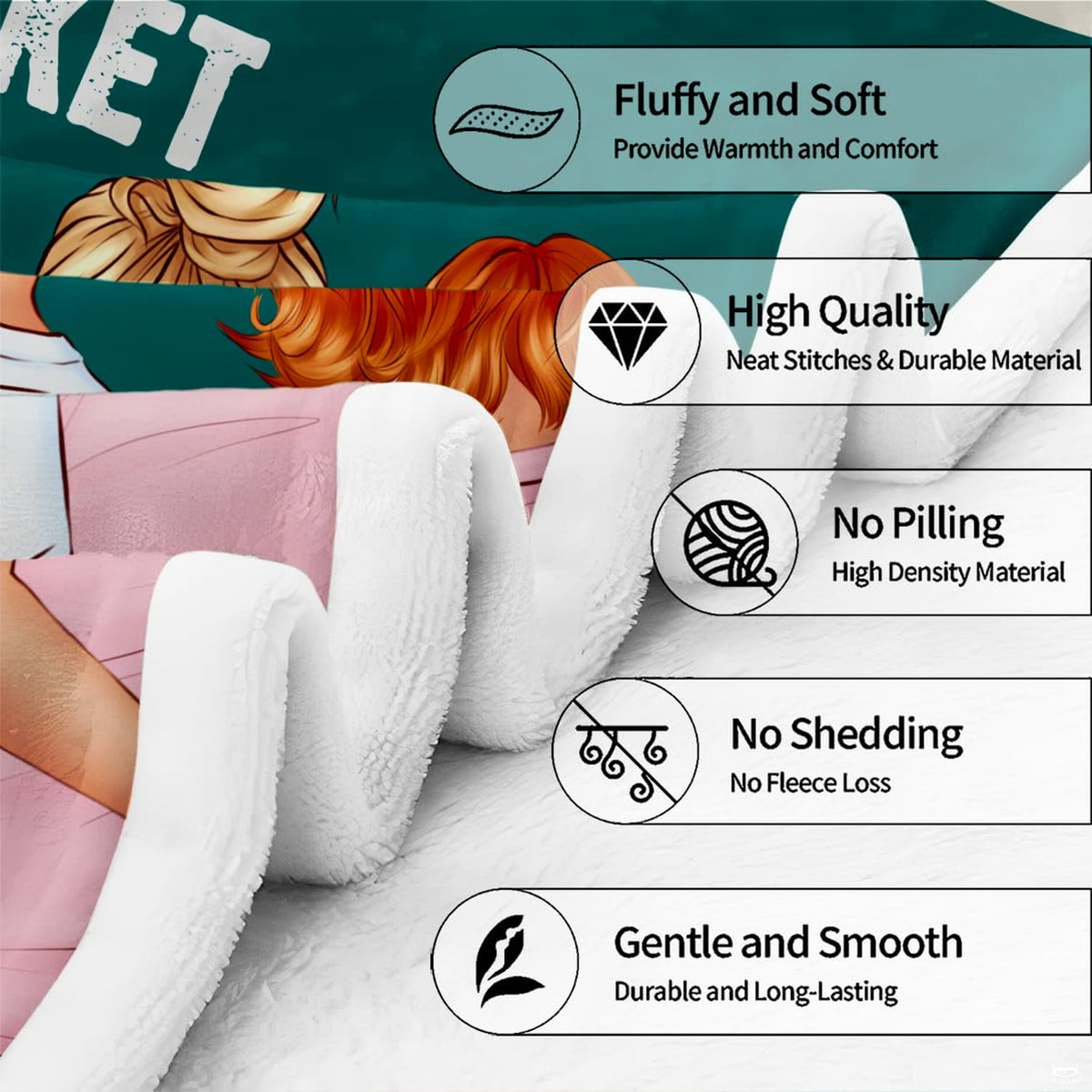 Coordinated pillow and decorative layout of the illustrated plum purple bedding set.