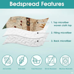 Personalized Dragonfly Patchwork Pattern Quilt Set, Animal Style, Dragonfly Quilt Set Bedspread, Custom Nature Autumn Quilt Bedset, Cotton Bedding for Bedroom Girl Room (Vintage Dragonfly)
