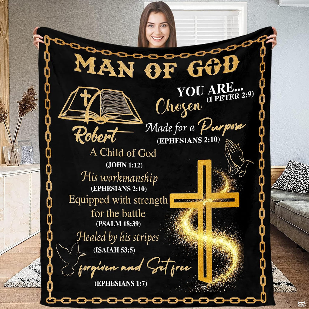 Detailed view of golden glowing cross with shimmering stardust particles and biblical holy book illustration.