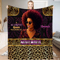 Elegant bedding sets featuring artistic portrait illustration with golden skin tones and leopard accents.