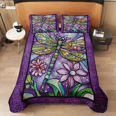 Jeminise Cat Farmhouse Quilt Set, Cozy Animal Bedding
