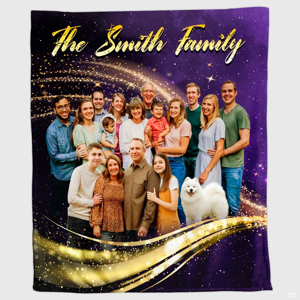 Side angle view of mauve bedding set double highlighting portrait arrangement.