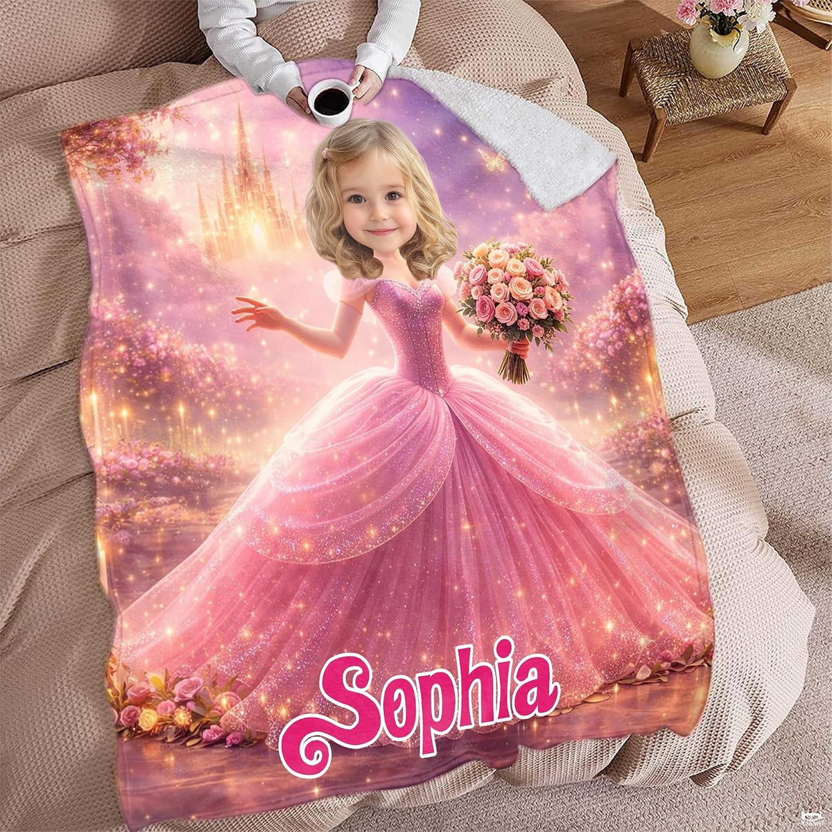 Storybook kingdom landscape with radiant princess pink color code decor styling