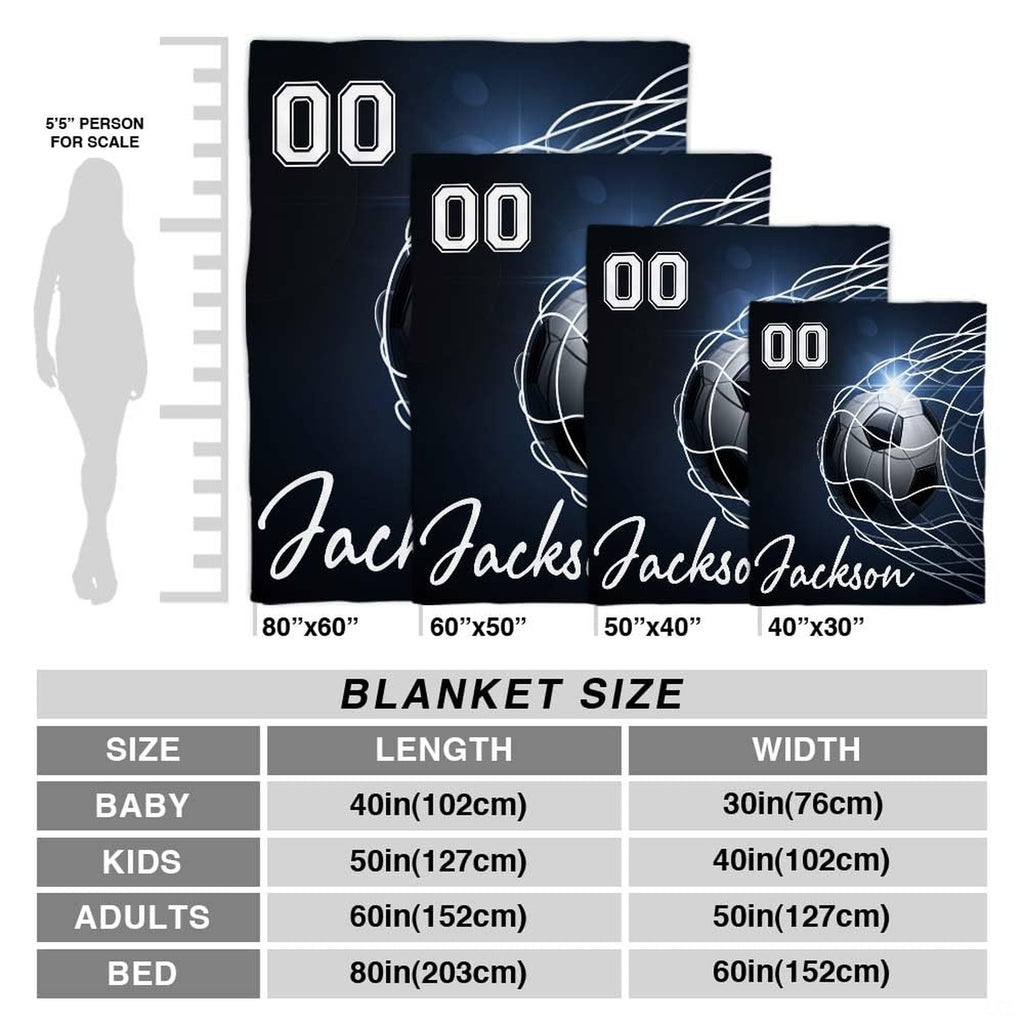 Living room styling with soccer ball goal net graphic blanket
