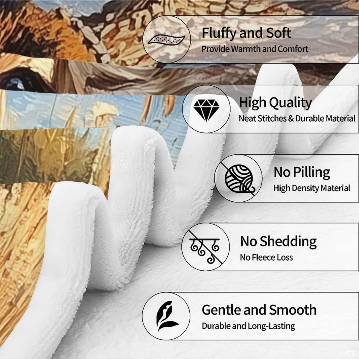 Decorative bedroom view highlighting majestic buck deer artwork across nature-inspired bedding set.