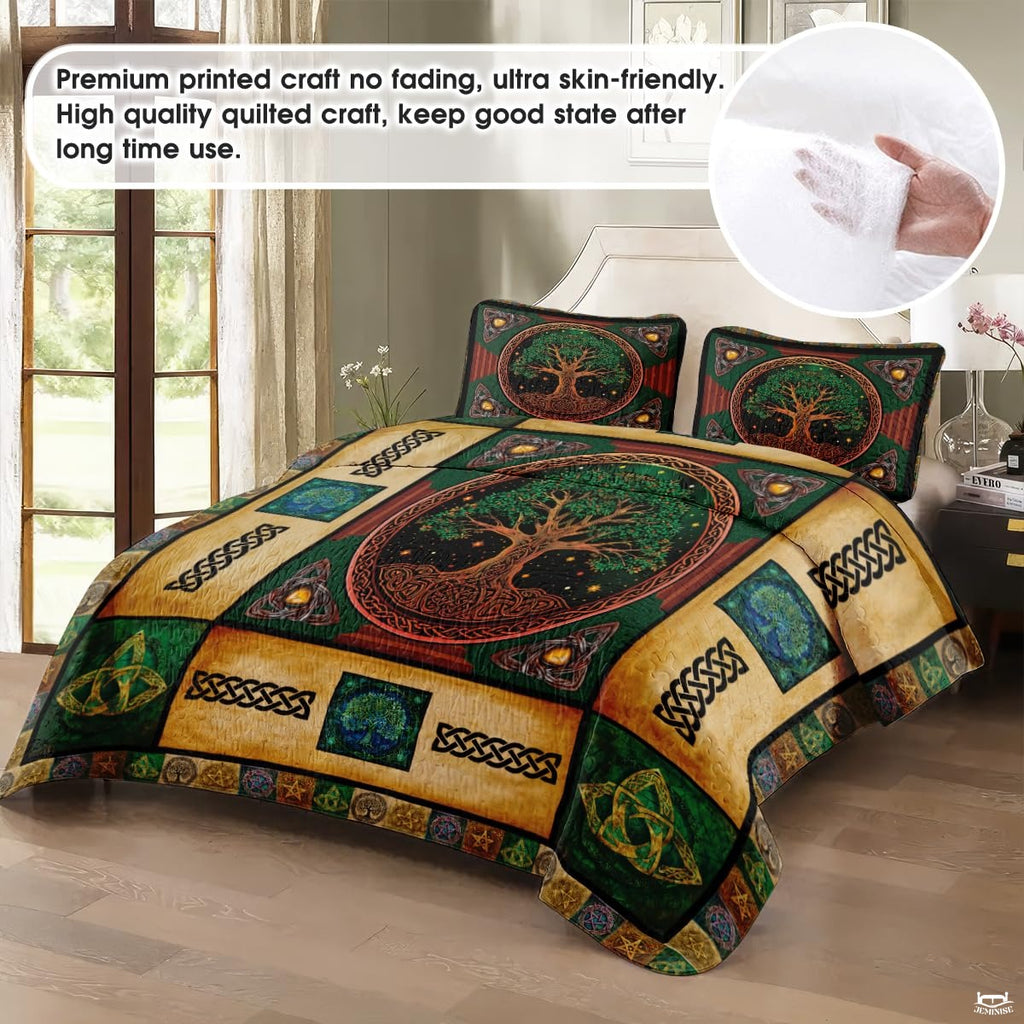 Personalized Celtic Tree of Life Quilt Quilt Sets