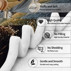 Close-up view demonstrating plush surface texture and neat edge detailing.