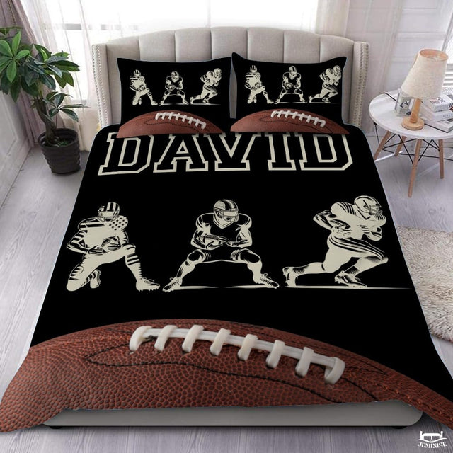 Custom Football Players and Large Football Close Comforter