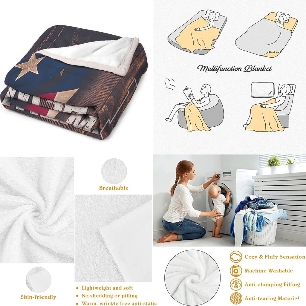 Game-day sports bedroom decor for boys art presentation showing football and patriotic accents.