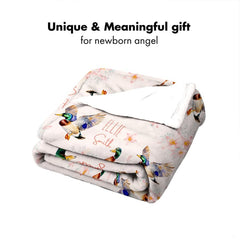 Mallard ducks pastel floral pattern throw blanket view 7 detailing watercolor drakes and flowers