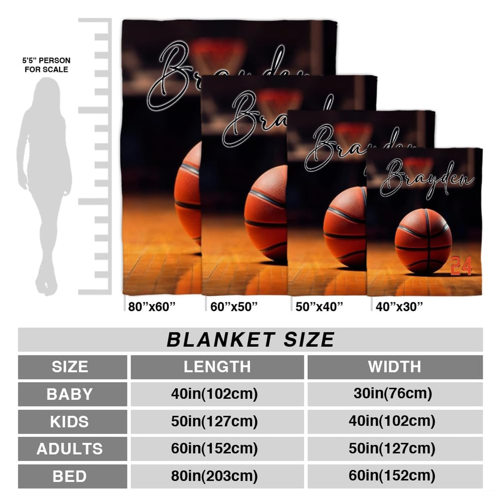 Basketball on hardwood court throw blanket draped across contemporary bedroom bed