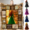 Fantasy thematic accent bedding set featuring towering wooden shelves and bookish bedroom decor artwork.