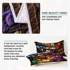 Dragon library bedding detail infographic