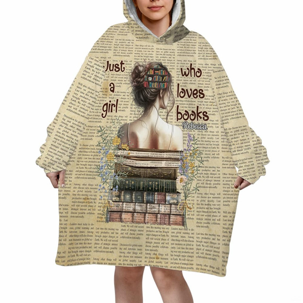 Vintage bookish bedding set with stacked thematic accent, coffee art, and wildflower newspaper collage pattern.