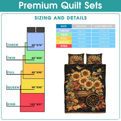 Folded presentation of autumn bedding set demonstrating sharp graphic print clarity and rich color saturation.