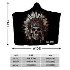 Striking skull single bedding set artwork with ornate beadwork and crimson gaze