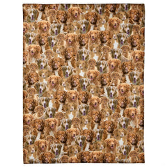 Nova Scotia duck tolling retriever dog portraits collage montage artwork