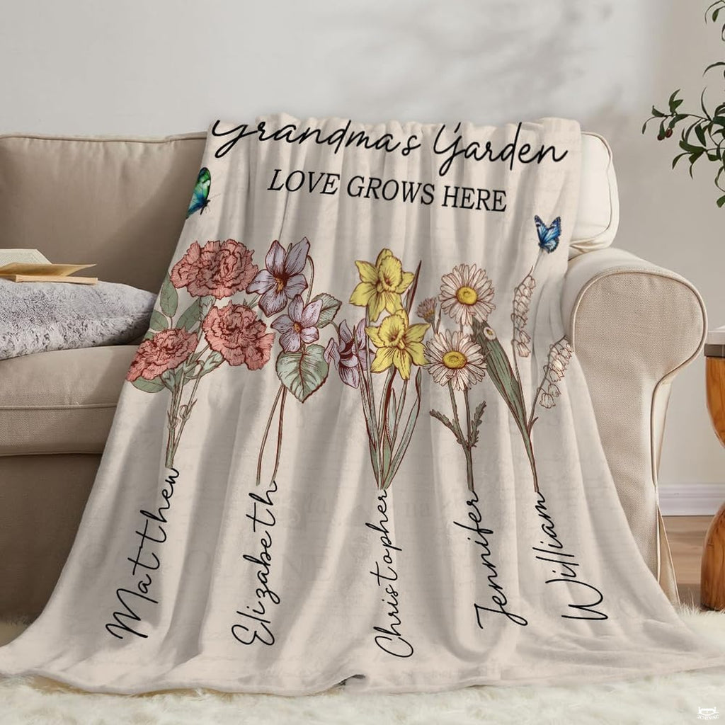 Folded drape showcasing the gentle ivory cream backdrop and delicate botanical floral print details.
