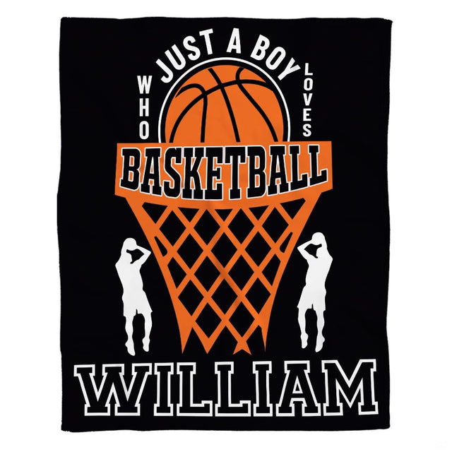 Sports themed bedroom decor bedding set featuring athletic hoop graphic art against a deep dark background.
