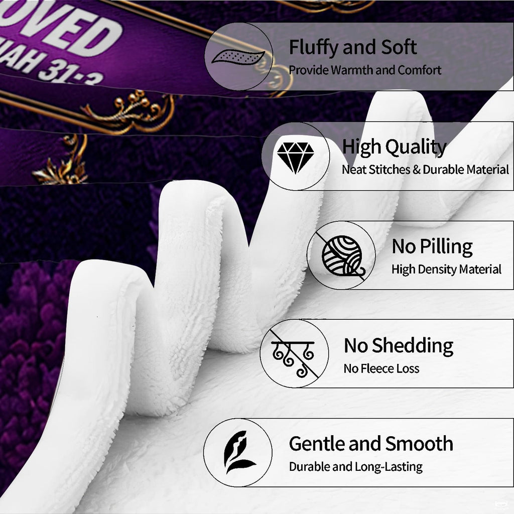 Overhead perspective of artistic floral portrait with swirling embellishments and deep purple floral motif.