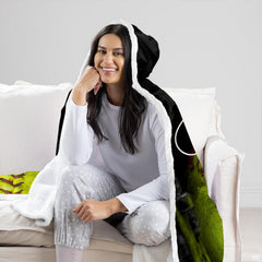 Softball in glove graphic blanket detailed material close up