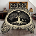 Personalized Vintage Yggdrasil Tree of Life Quilt Sets